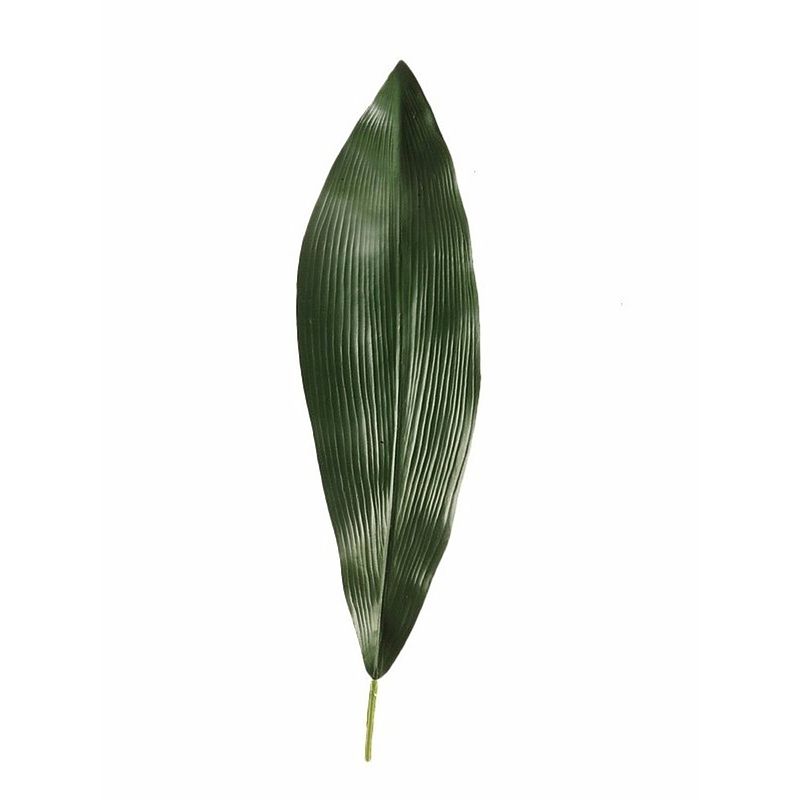 Foto van Kunstplant aspidistra blad 75 cm donkergroen - kunstplanten