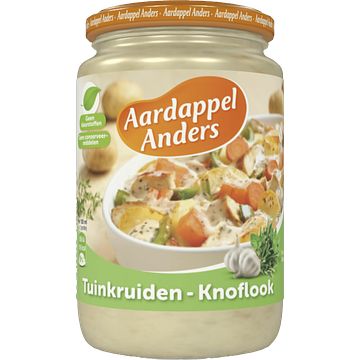 Foto van Aardappel anders tuinkruiden knoflook 390ml bij jumbo