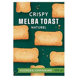 Foto van Crispy melba toast naturel voordeelverpakking 200g bij jumbo