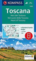 Foto van Kompass wk2440 toscana hart - paperback (9783990442647)