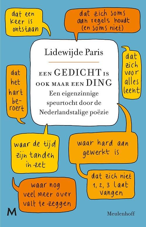 Foto van Een gedicht is ook maar een ding - lidewijde paris - ebook (9789402314496)