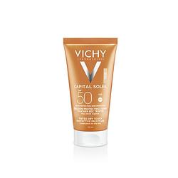 Foto van Vichy capital soleil dry touch bb zonnecrème spf50 voor het gezicht