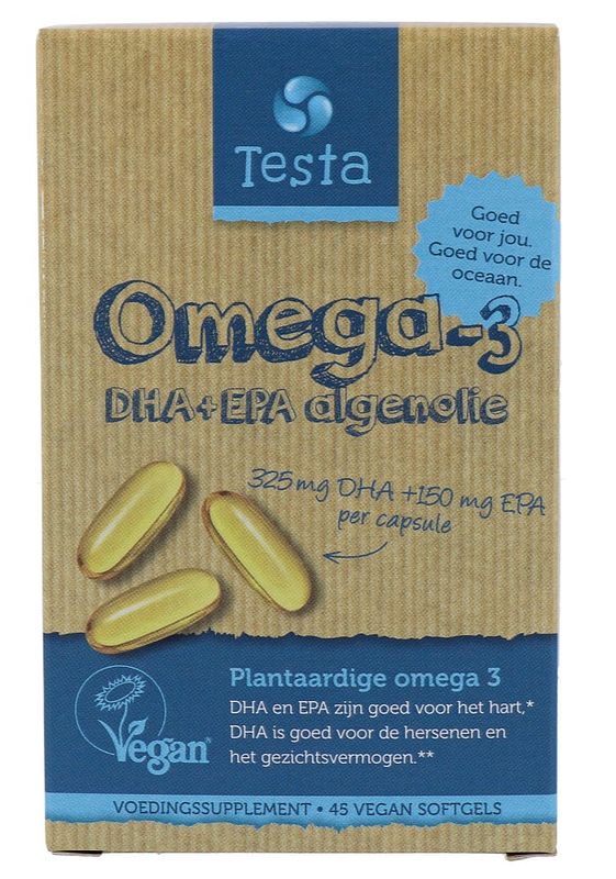 Foto van Testa omega-3 algenolie dha & epa capsules