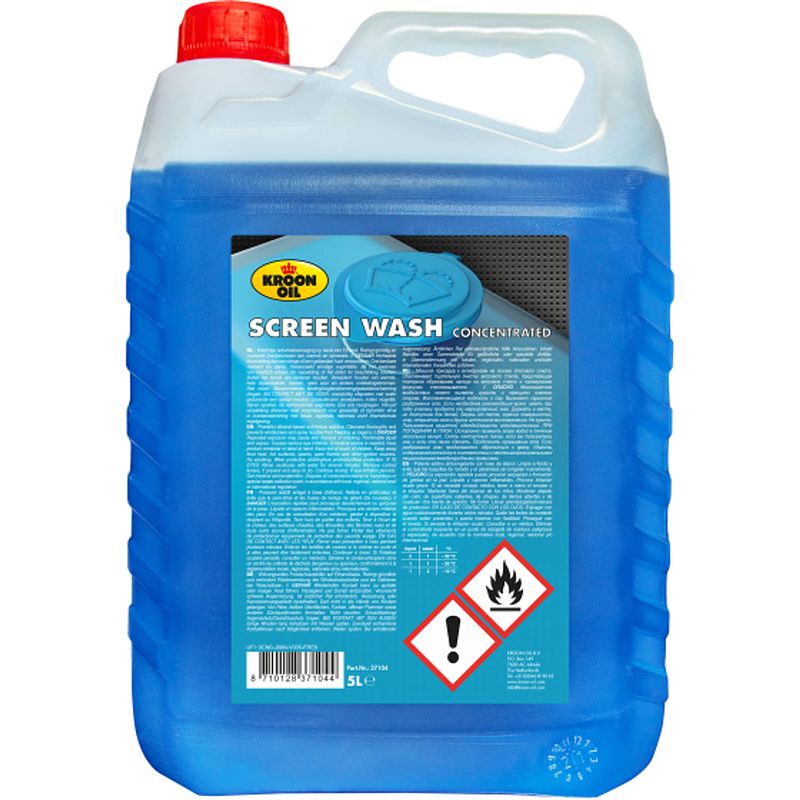 Foto van Kroon-oil screen wash concentrated - 04313 5 l can / bus