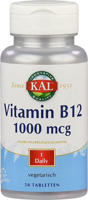 Foto van Kal vitamine b12 1000mcg tabletten