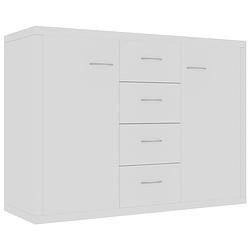 Foto van Vidaxl dressoir 88x30x65 cm spaanplaat wit