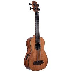 Foto van Kala u-bass rumbler mahogany elektrisch-akoestische bas ukelele met gigbag