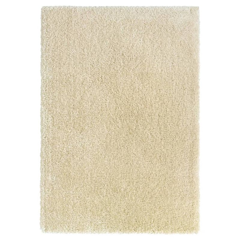 Foto van Vidaxl vloerkleed shaggy hoogpolig 50 mm 140x200 cm beige