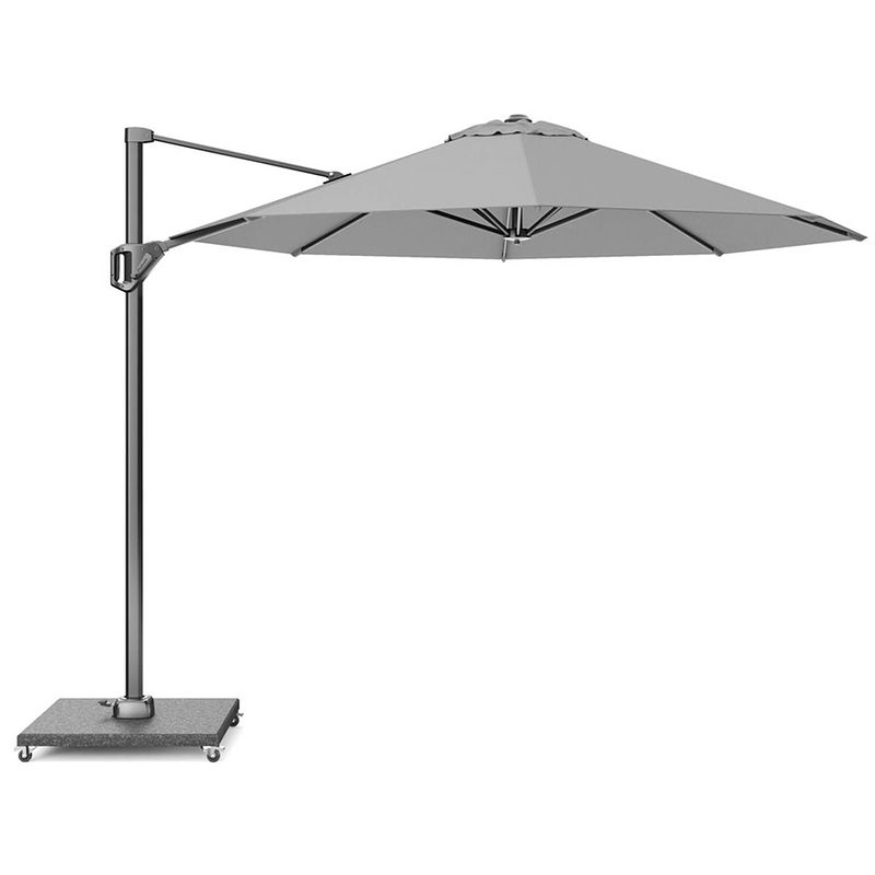 Foto van Platinum voyager t1 zweefparasol ø3 m - light grey