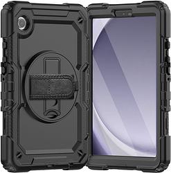 Foto van Just in case samsung galaxy tab a9 full body case zwart