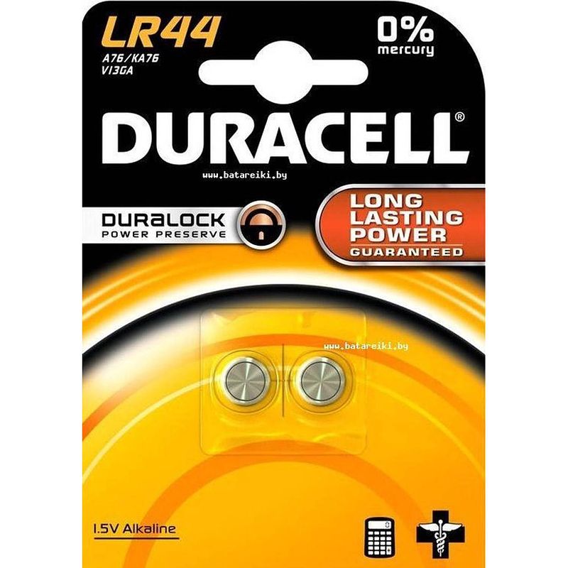 Foto van Duracell knoopcel batterij lr44 alkaline - 10 stuks