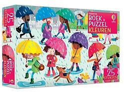 Foto van Boek & puzzel kleuren - kartonboekje;kartonboekje (9781801311847)