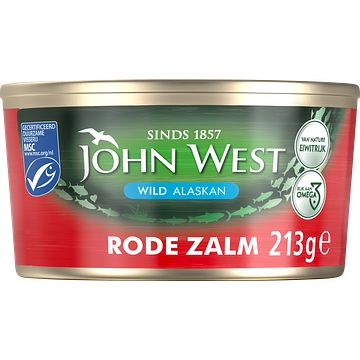 Foto van John west wilde rode zalm msc 213 gram bij jumbo
