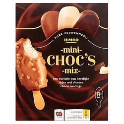 Foto van Jumbo mini chocolade ijsjes mix 8 stuks