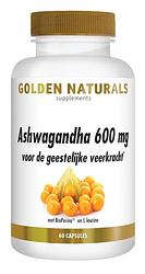 Foto van Golden naturals ashwagandha capsules