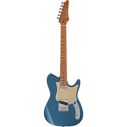 Foto van Ibanez azs2209h prestige prussian blue metallic elektrische gitaar met koffer