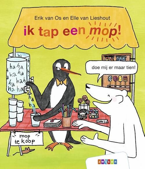 Foto van Ik tap een mop! - elle van lieshout, erik van os - hardcover (9789048742752)