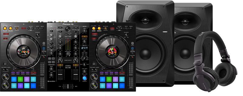 Foto van Pioneer dj ddj-800 + pioneer dj hdj-cue1 + pioneer vm80 (per paar)