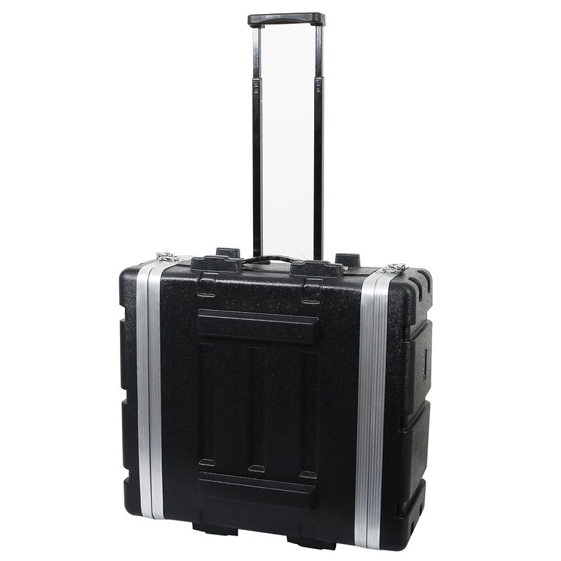 Foto van Innox abs-17-4ut 19 inch abs doubledoor flightcase met wielen 4u