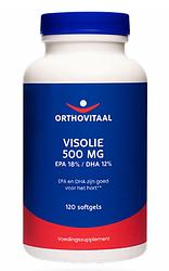 Foto van Orthovitaal visolie 500 mg epa 18%/dha 12% softgels