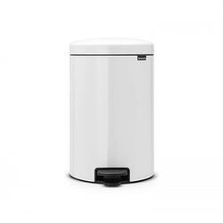 Foto van Brabantia newicon pedaalemmer 20 liter met kunststof binnenemmer - white