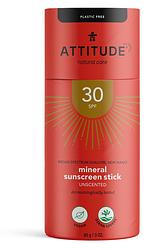 Foto van Attitude spf30 mineral sunscreen stick geurloos