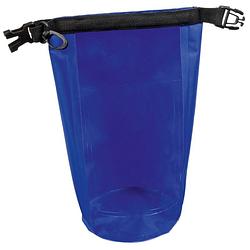 Foto van Waterdichte tas blauw 2 liter - strandtassen