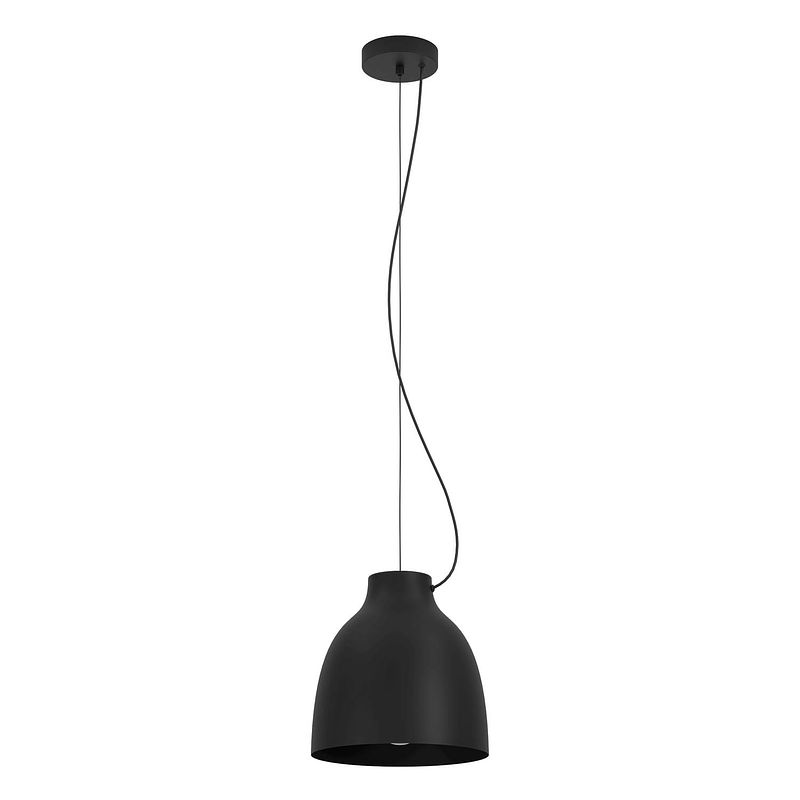 Foto van Eglo camasca hanglamp - e27 - ø 28 cm - zwart