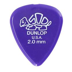 Foto van Dunlop delrin 500 2.00mm plectrum donkerpaars