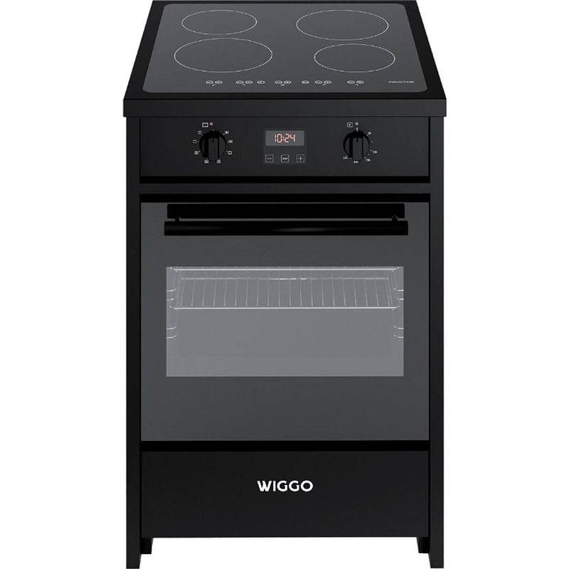 Foto van Wiggo wio-e621a(bb) - freestanding - induction - elektrische oven - 60cm - zwart