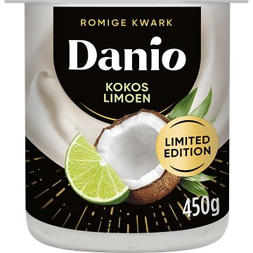 Foto van Danio romige kwark kokos limoen limited edition 450g bij jumbo