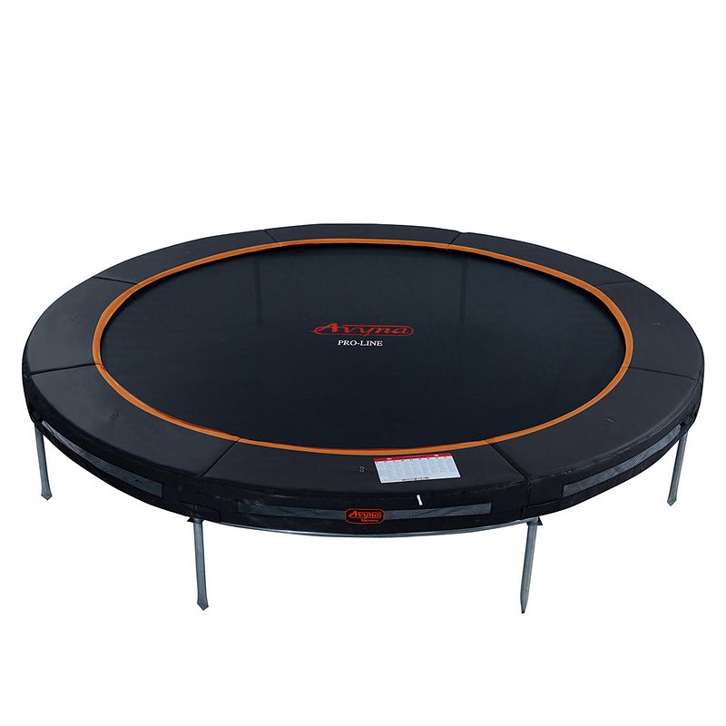 Foto van Avyna avyna pro-line inground trampoline set 08 ø245 cm - zwart (avbl-08-i)