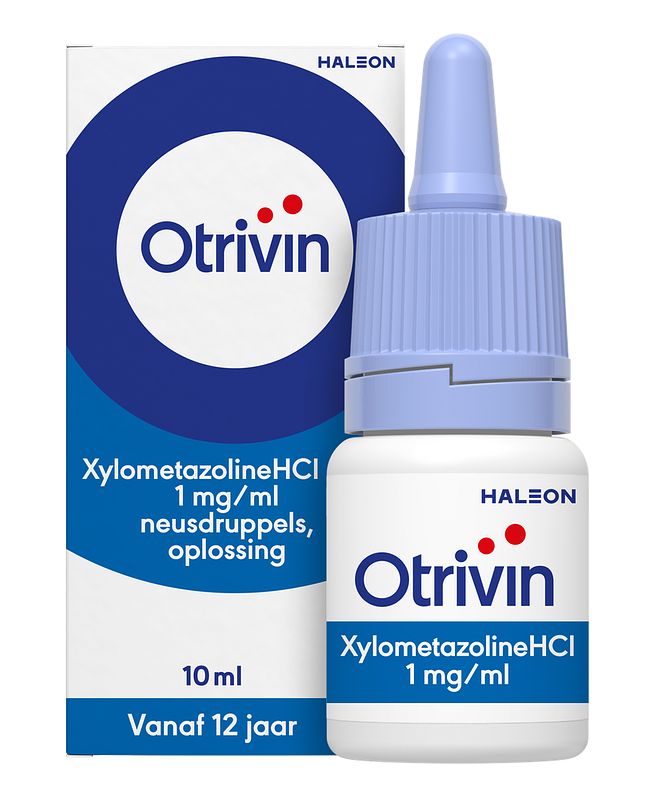 Foto van Otrivin xylometazoline hci 1 mg/ml neusdruppels bij een verstopte neus