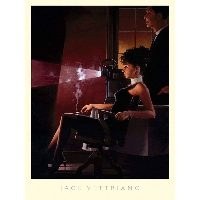 Foto van Jack vettriano - an imperfect past kunstdruk 60x80cm