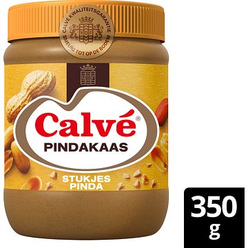 Foto van Calve pindakaas stukjes pinda 350g bij jumbo