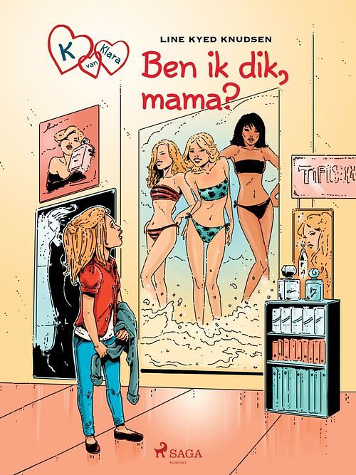 Foto van K van klara 14 - ben ik dik, mama? - line kyed knudsen - ebook