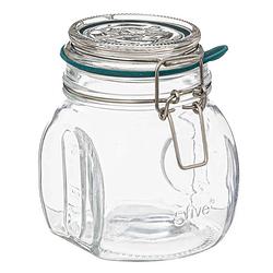 Foto van 5five weckpot/inmaakpot jarro - 500 ml - glas - beugelsluiting - d11 x h14 cm - weckpotten