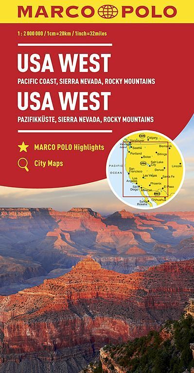 Foto van Marco polo u.s.a. west - paperback (9783829739399)