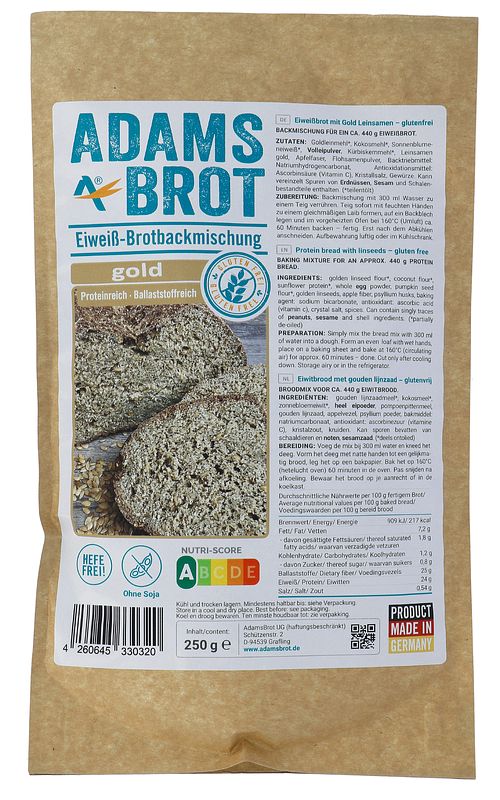 Foto van Adams brot broodmix gold