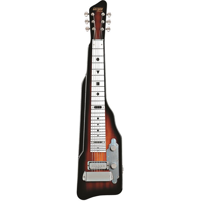 Foto van Gretsch g5700 electromatic lap steel tobacco elektrische lap steel gitaar