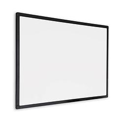 Foto van Whiteboard met zwart frame - magnetisch - 100x150 cm