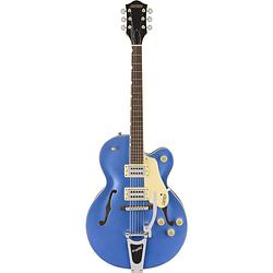 Foto van Gretsch g2420t streamliner hollow body bigsby fairlane blue semi-akoestische gitaar