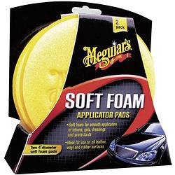 Foto van Meguiar's schuimpads applicator 10 cm 2 stuks geel