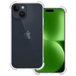 Foto van Basey iphone 15 plus hoesje shock proof case hoes - iphone 15 plus hoes cover shockproof - transparant