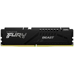 Foto van Kingston fury beast werkgeheugenmodule voor pc ddr5 16 gb 1 x 16 gb non-ecc 6000 mhz 288-pins dimm cl40 kf560c40bb-16