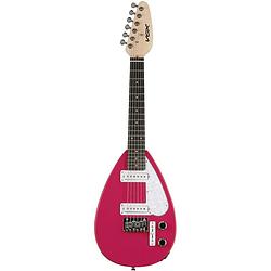 Foto van Vox mark iii teardrop mini loud red elektrische gitaar in mini-formaat met draagtas