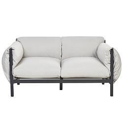 Foto van Beliani esperia - tuinsofa-grijs-aluminium