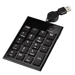 Foto van Hama slimline numeriek toetsenbord sk140 desktop accessoire zwart