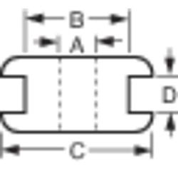 Foto van Tru components kabeldoorvoering montagegat: 8 mm klem-ø (max.): 5 mm plaatdikte (max.): 1.5 mm pvc zwart 1 stuk(s)