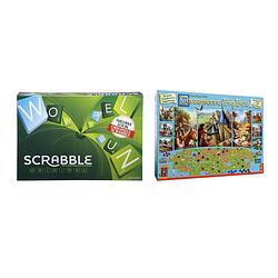 Foto van Spellenbundel - bordspel - 2 stuks - scrabble original & carcassonne big box 3